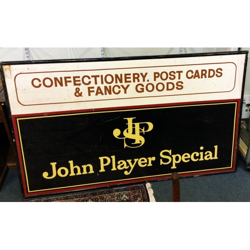 844 - A large John Player Special advertising board. Est. £100 - £150.