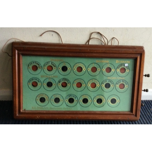 847 - An attractive antique housekeeper's panel. Est. £100 - £150.