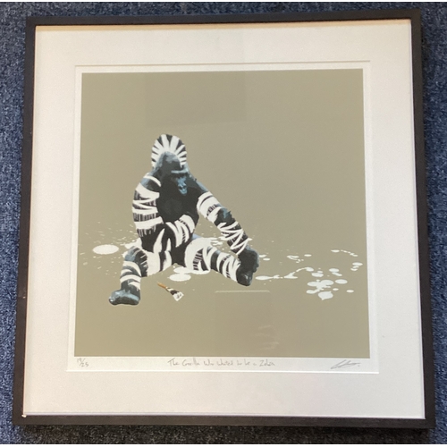 1144 - CARL MOORE: (British): A framed and glazed limited edition signed print entitled, 