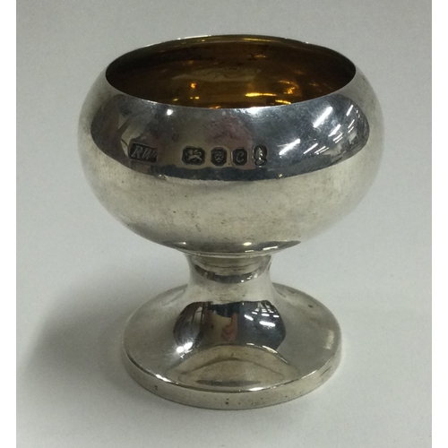 36 - A Judaica silver goblet. Marked to base. Approx. 39 grams. Est. £40 - £60.