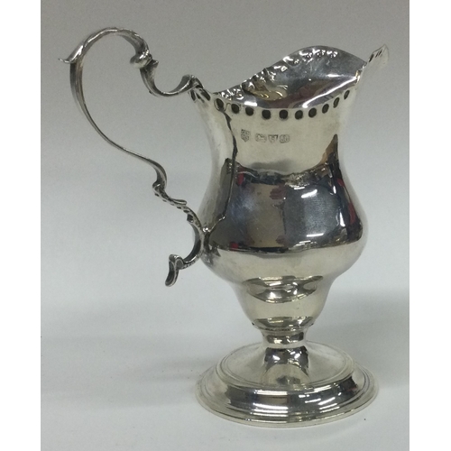 431 - CHESTER: A Georgian style silver cream jug. 1901. By George Nathan & Ridley Hayes. Approx. 88 grams.... 