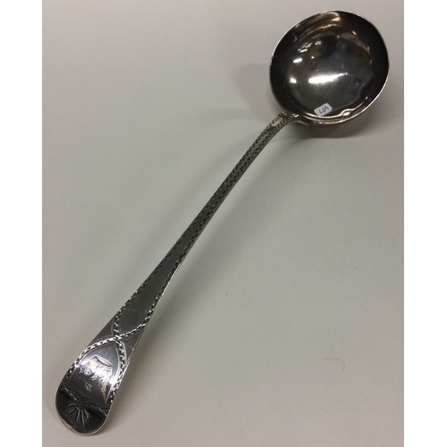 497 - NEWCASTLE: A good 18th Century silver soup ladle. 1788. By John Langlands & John Robertson. Approx. ... 