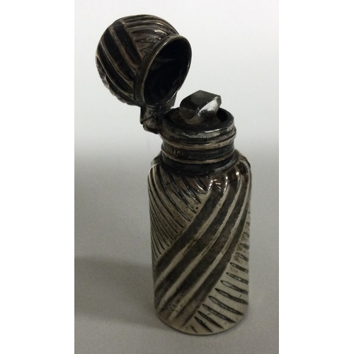 518 - A late Victorian silver scent bottle. Birmingham 1893. Approx. 28 grams. Est. £60 - £80.