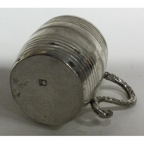 521 - A Continental silver toy tankard. Approx. 18 grams. Est. £20 - £30.