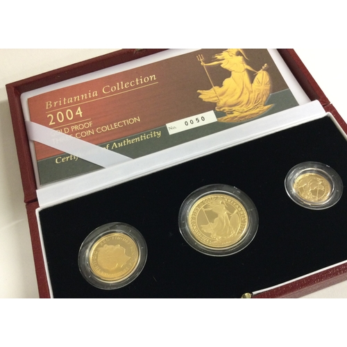 790 - A Proof set Britannia Collection 2004 numbered No 45. Est. £1600 - £2000.