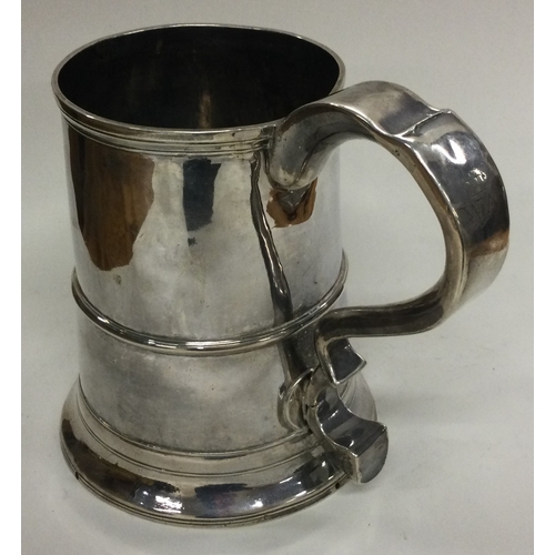 160 - NEWCASTLE: A rare large silver mug. 1784. By John Mitchison. Approx. 492 grams. Est. £600 - £800.