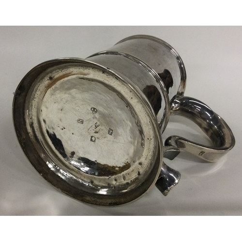 160 - NEWCASTLE: A rare large silver mug. 1784. By John Mitchison. Approx. 492 grams. Est. £600 - £800.