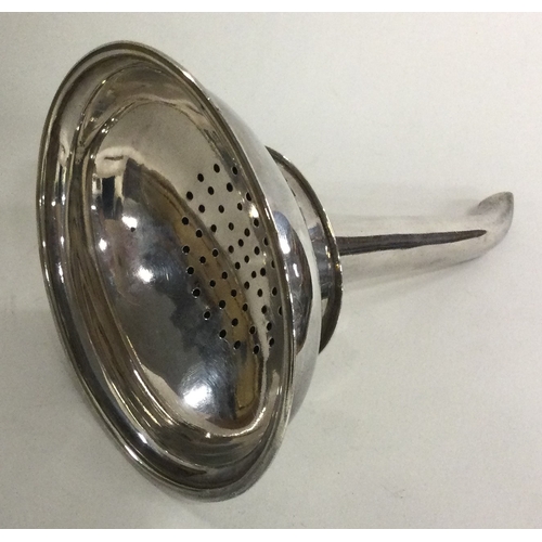 17 - EDINBURGH: A Scottish silver wine funnel. Circa 1810. By George Fenwick. Approx. 113 grams. Est. £30... 