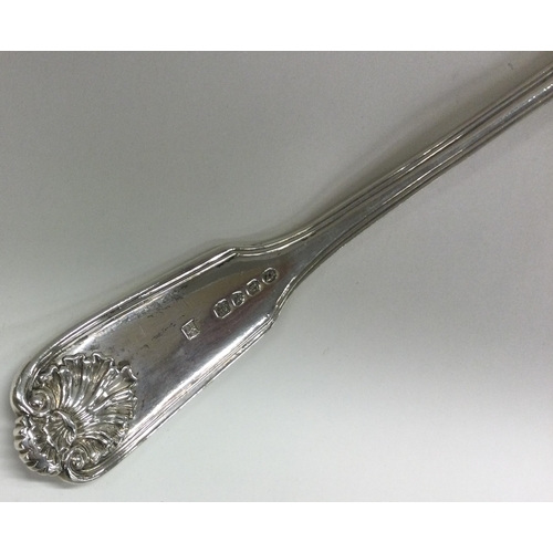 212 - A heavy Victorian silver basting spoon. London 1848. By John & Henry Lias. Approx. 187 grams. Est. £... 