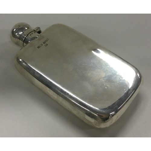 58 - A Victorian silver flask with screw top lid. Sheffield 1892. By James Dixon & Sons. Approx. 173 gram... 