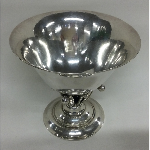 59 - GEORG JENSEN: A silver bowl. Marked to base. Approx. 305 grams. Est. £400 - £800.