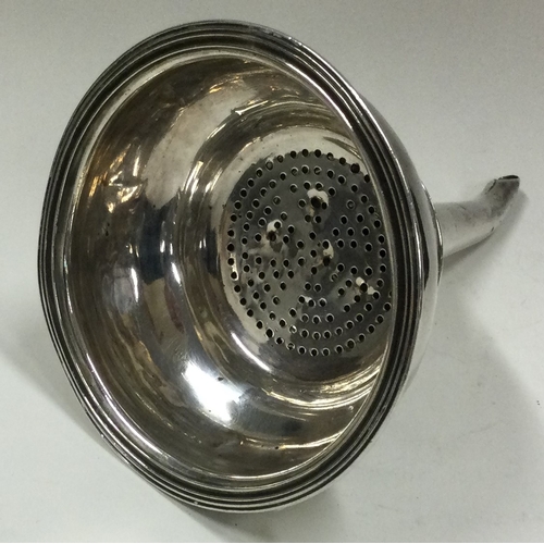 67 - A George III silver wine funnel. London 1799. By Peter & William Bateman. Approx. 89 grams. Est. £60... 