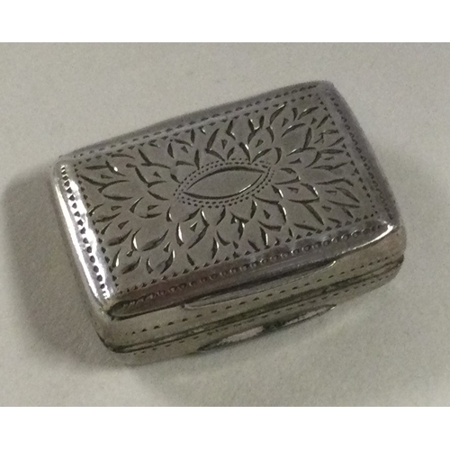 78 - A George III silver vinaigrette. Birmingham 1826. By John Bettridge. Approx. 8 grams. Est. £100 - £1... 