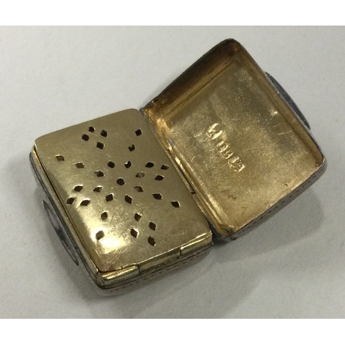 78 - A George III silver vinaigrette. Birmingham 1826. By John Bettridge. Approx. 8 grams. Est. £100 - £1... 