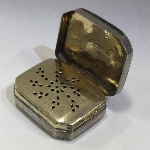80 - A large George III silver vinaigrette. Birmingham 1806. By Cocks & Bettridge. Approx. 22 grams. Est.... 