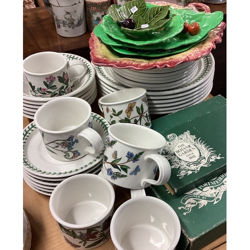 19 - A collection of Portmeirion china, stoneware plates etc. Est. £40 - £60.