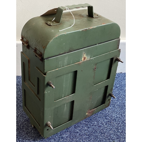 263 - A Russian motorcycle case. Est. £20 - £30.