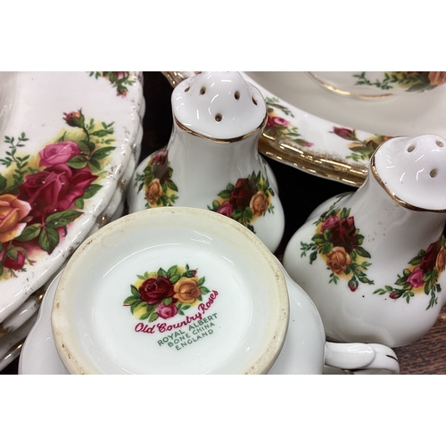 28 - A collection of Royal Albert Old Country Roses teaware. Est. £20 - £30.