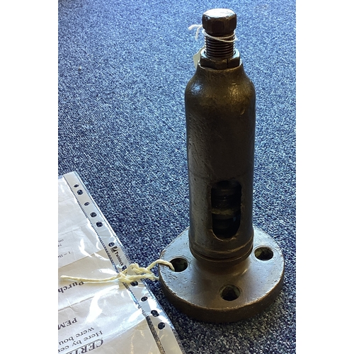 307 - A boiler safety valve from a Norwegian vessel. Est. £20 - £30.