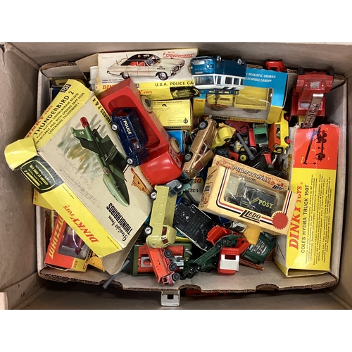 45 - A box containing toy cars. Est. £20 - £30.