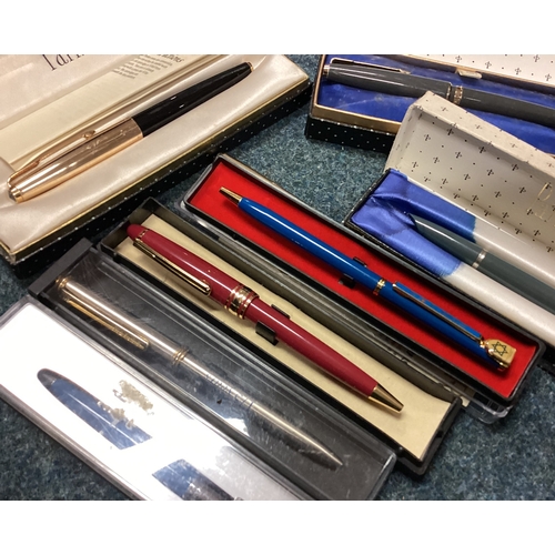 52 - A collection of Parker pens etc. Est. £20 - £30.