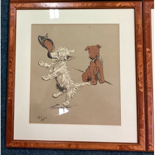 86 - A good set of four Cecil Aldin prints. Est. £50 - £80.