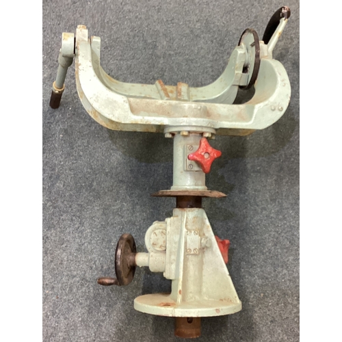 91 - An old World War Two German gun sight mount. Est. £100 - £150.