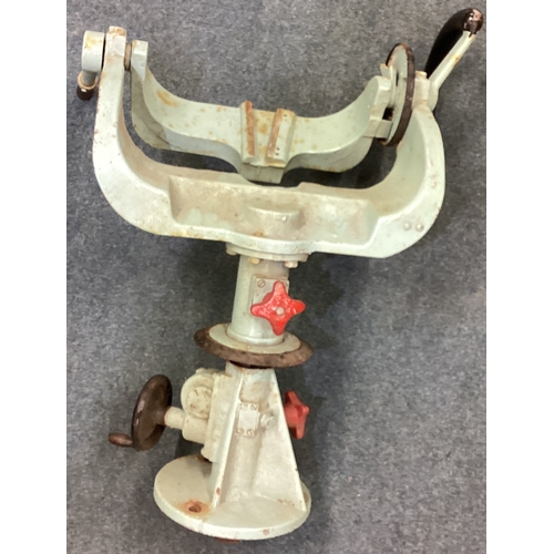 91 - An old World War Two German gun sight mount. Est. £100 - £150.