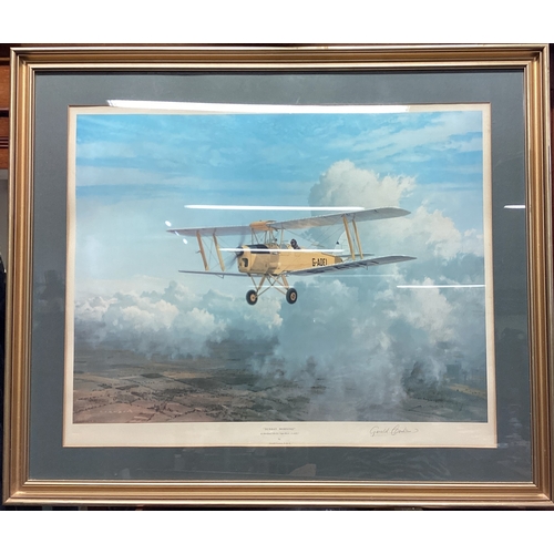 414 - GERALD COULSON: A gilt framed and glazed print entitled 