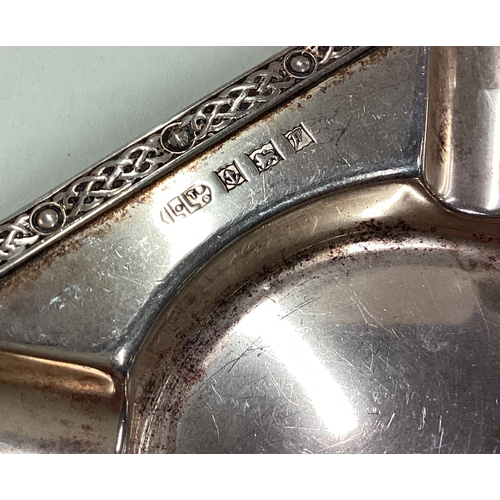 10 - A pair of Art Deco silver ashtrays. Birmingham 1955. Approx. 101 grams. Est. £80 - £120.