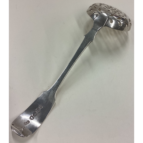 108 - A Victorian silver sifter spoon. London 1849. Approx. 47 grams. Est. £50 - £80.