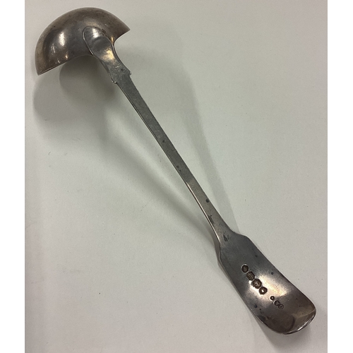 109 - A Victorian silver toddy ladle. London 1863. Approx. 29 grams. Est. £30 - £50.