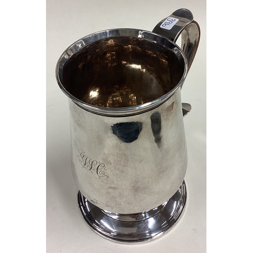 396 - NEWCASTLE: A George III silver pint mug. 1801. By John Langlands. Approx. 360 grams. Est. £400 - £60... 