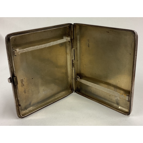 416 - A 19th Century Russian silver cigarette case in the form of an envelope. Marked 1893. Approx. 130 gr... 