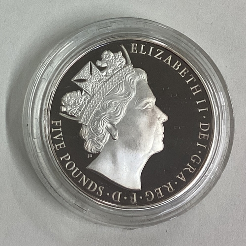 531 - A boxed Royal Mint 'The Longest Reigning Monarch' silver Crown coin. Est. £25 - £30.