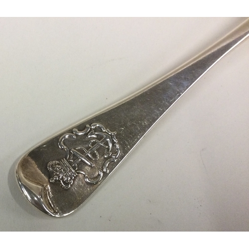 549 - A Victorian silver Admiralty pattern fork. London 1842. By George Adams. Approx. 88 grams. Est. £120... 