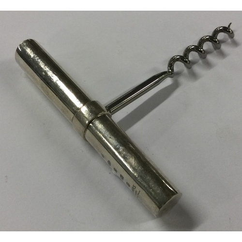 574 - A silver corkscrew. Sheffield 2007. By Carrs. Approx. 61 grams. Est. £80 - £120.