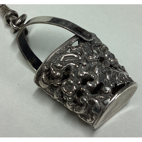 360 - A silver chatelaine. Birmingham 1913. Approx. 50 grams. Est. £50 - £80.