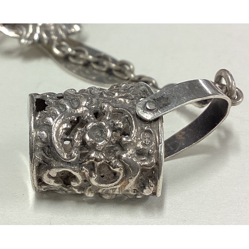 360 - A silver chatelaine. Birmingham 1913. Approx. 50 grams. Est. £50 - £80.