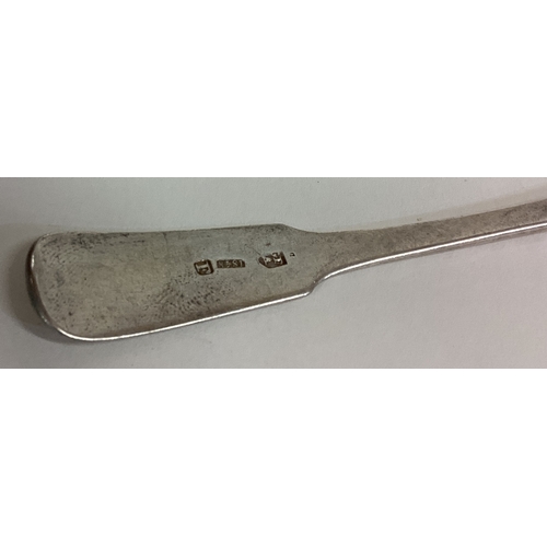 156 - MALTA: A 19th Century Maltese silver spoon. Marked to back. Approx. 60 grams. Est. £60 - £80.