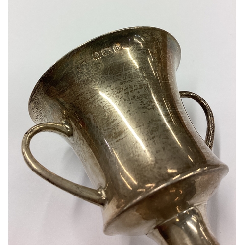 204 - An Art nouveau silver and enamelled cup. Birmingham 1907. By James Fenton. Approx. 30 grams. Est. £1... 