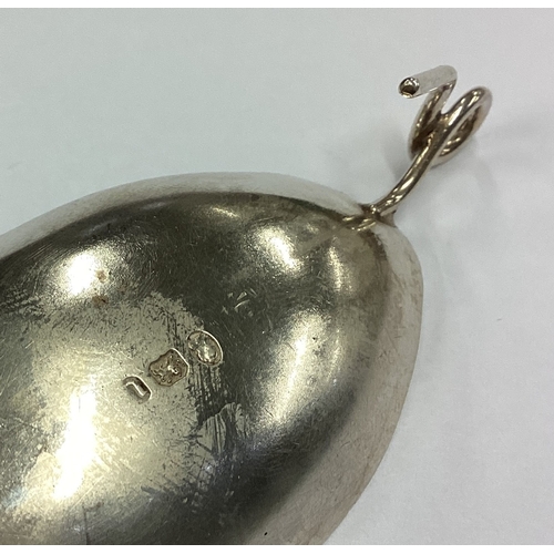 245 - A George III silver bright-cut leaf shaped caddy spoon. London 1815. Approx. 11 grams. Est. £60 - £8... 