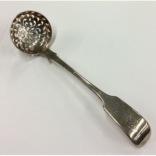 281 - A pierced Victorian silver sifter spoon. London 1857. By Edward Edwards. Approx. 29 grams. Est. £30 ... 