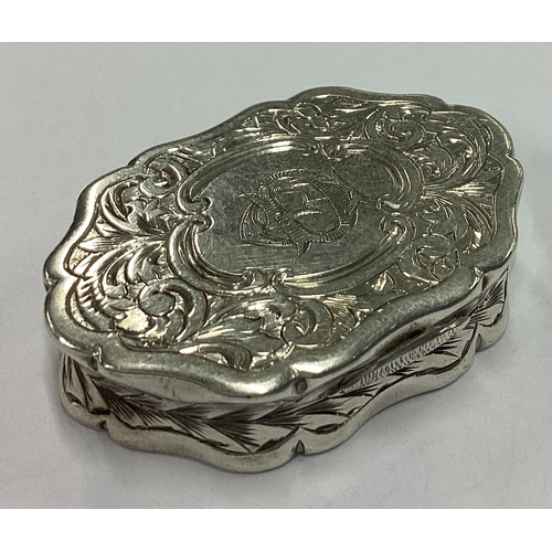 290 - A Victorian silver vinaigrette. Birmingham 1887. By George Unite. Approx. 12 grams. Est. £100 - £150... 