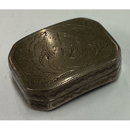 295 - A George III silver vinaigrette. Birmingham 1806. By Samuel Pemberton. Approx. 15 grams. Est. £100 -... 