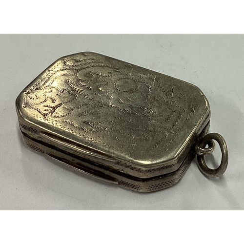 301 - A George III silver vinaigrette. Birmingham 1806. By Samuel Pemberton. Approx. 6 grams. Est. £100 - ... 