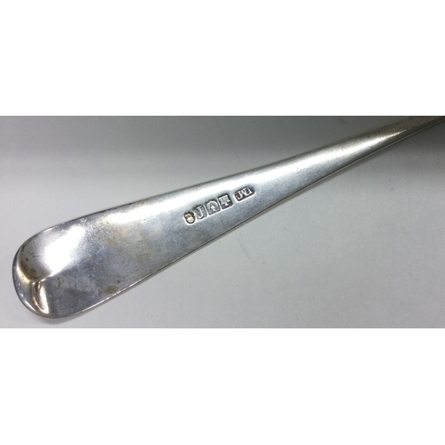 42 - EDINBURGH: A large George III Scottish silver basting spoon. 1811. By IM. Approx. 94 grams. Est. £10... 