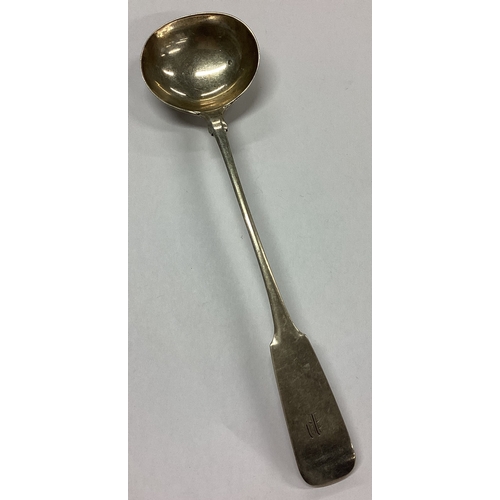 46 - ABERDEEN: A rare 19th Century Scottish Provincial silver ladle. Marked to base. By Charles Tocheti. ... 