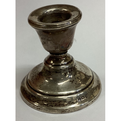 468 - A silver chamberstick. Birmingham 1924. Approx. 73 grams. Est. £20 - £30.