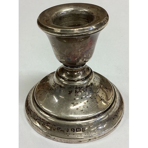 468 - A silver chamberstick. Birmingham 1924. Approx. 73 grams. Est. £20 - £30.